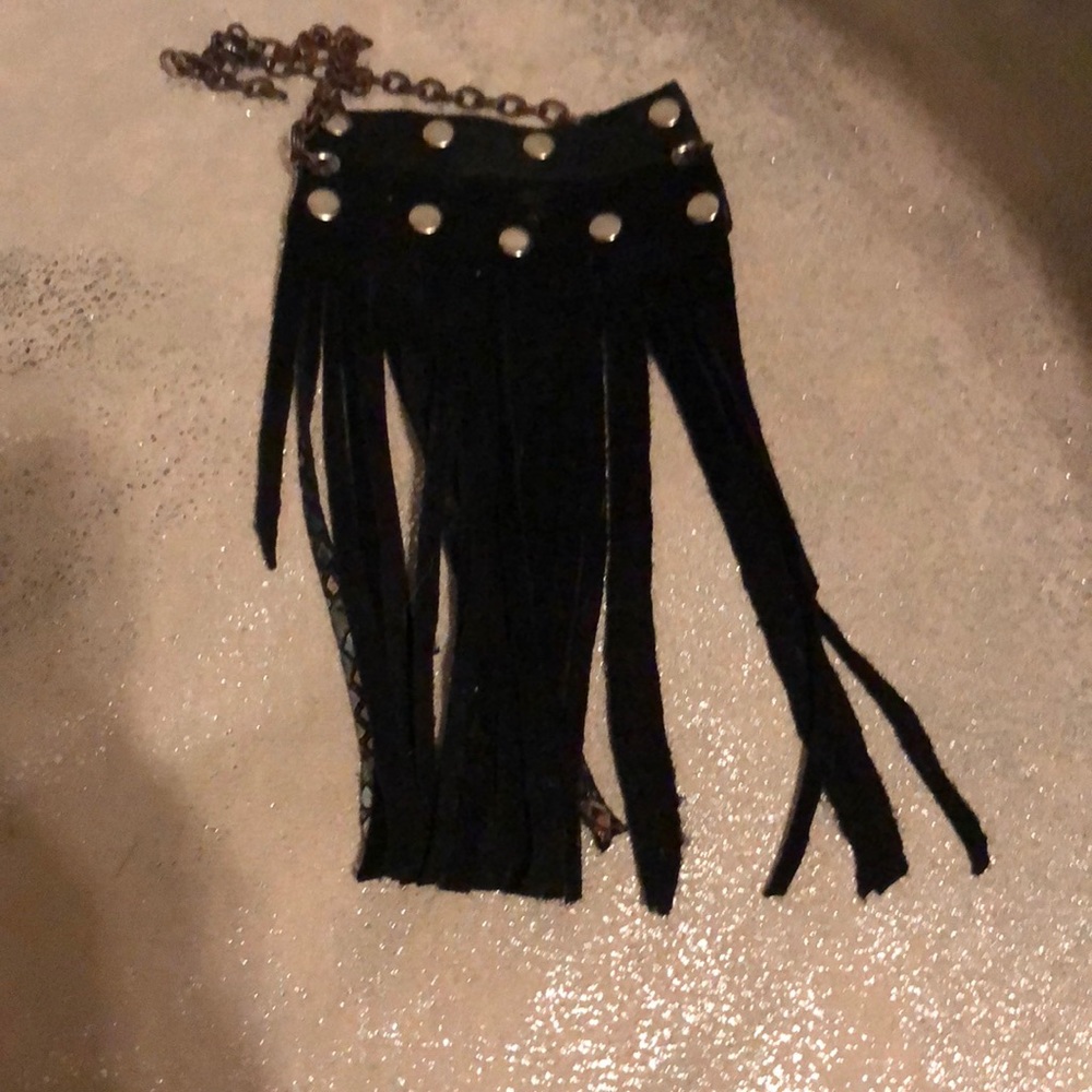 Mermaid leather choker - Picture 5 of 5